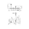 WALL MOUNT BATH MIXER WITH HANDSHOWER [MUSA-18]