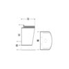 WALL-HUNG TOILET WITH COVER [KESSY-04]