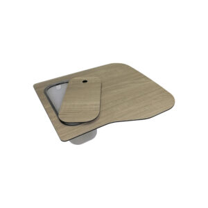 Dërrasë Prerjeje HPL Me Tepsi Fox 360 ATH130QU Quercia