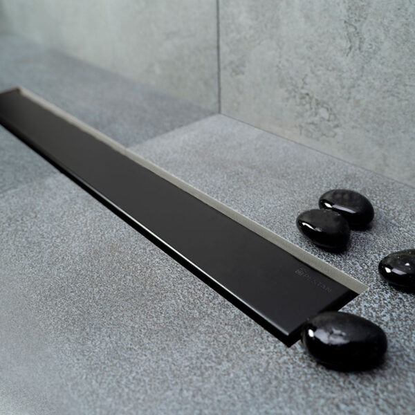 Confluo Frameless Line E zezë mat