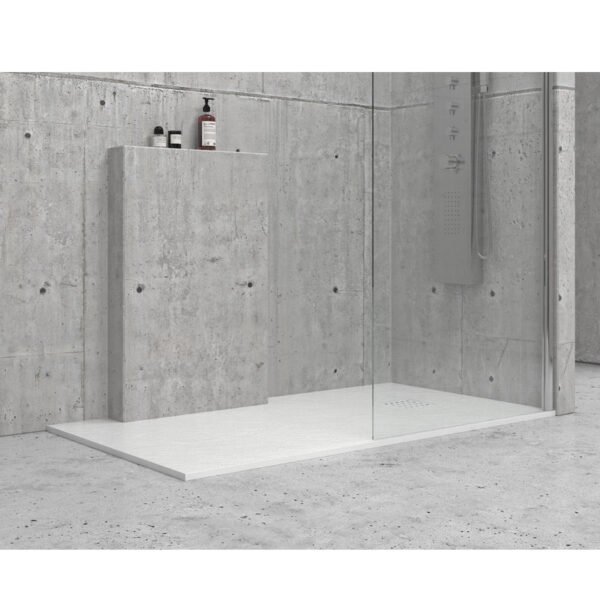 Dush Pietra Bianco Drejtkëndësh 170x90x3 CM T179FW/G VALVUL Dush Pietra Bianco Drejtkëndësh 170x90x3 CM T179FW/G VALVUL