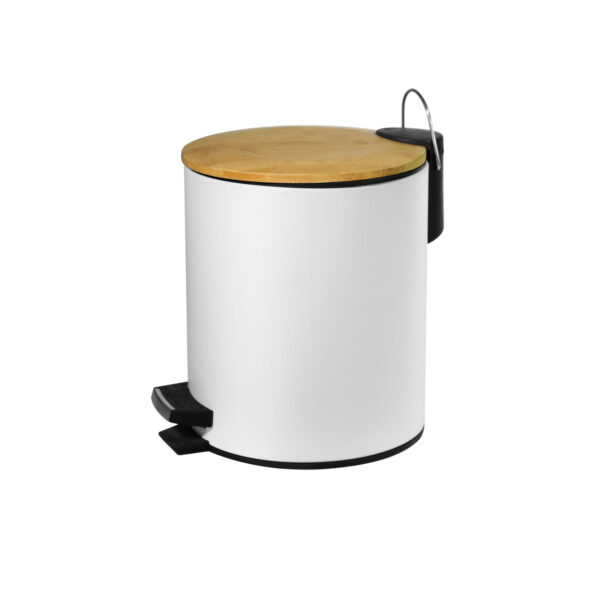 Enë Mbeturinash Bambu 1555 Bianco Opaco 5L Enë Mbeturinash Bambu 1555 Bianco Opaco 5L