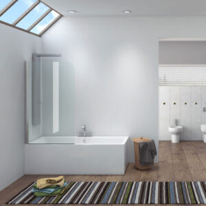 Iro Apertura KS-PF-018 85x140 Cromo Trasp. 6 mm