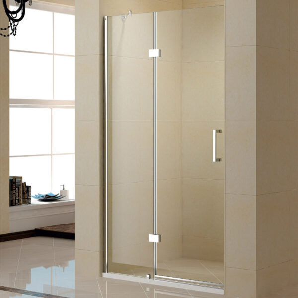 Kabinë dushi ON 400 (K-N03A) 130x195 mur më mur me krom kristal transparent