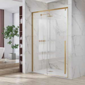Kabinë dushi Santorini 400(NNI6121) 1200x2000 Oro mur më mur me kristal transparent Nano 8 mm