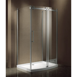 Kabinë dushi drejtkëndëshe Elixir 500 Piatto Doccia 120x80x194.3 Cromo me kristal transparent dhe sh