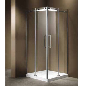 Kabinë dushi katrore Elixir 100 70x70x190 Cromo me kristal transparent 8 mm (K-M2)