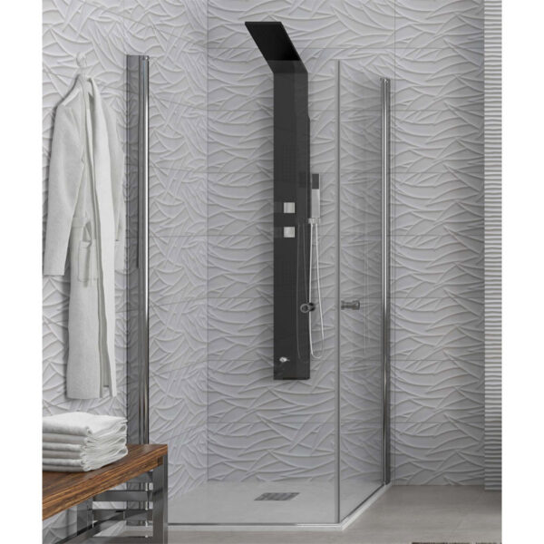 Kabinë dushi katrore S/1 80x80x185 me kristal transparent