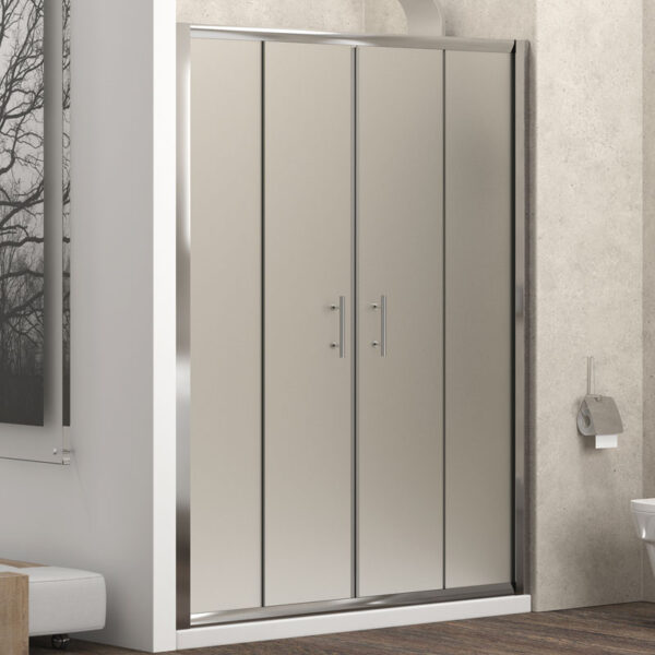 Kabinë dushi mur më mur Flora 600 S-10A 220x190 Cromo me kristal akulli Nano 6 mm Kabinë dushi mur më mur Flora 600 S-10A 220x190 Cromo me kristal akulli Nano 6 mm