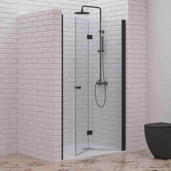 Kabinë dushi mur më mur S-7 Porta 700x2000 Nero me shtresë transparente Nano 6 mm Kabinë dushi mur më mur S-7 Porta 700x2000 Nero me shtresë transparente Nano 6 mm