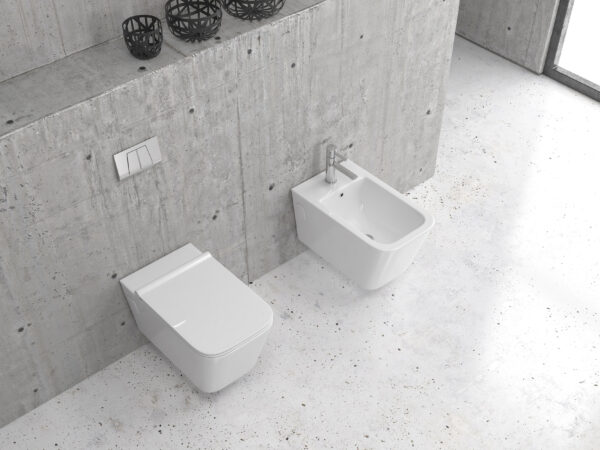 Set Tualeti i Varur në Mur (Brenda) Mbulesë LT 003E-R Pa Rrip