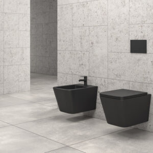 Bide i varur në mur LT 057F-MB Nero Matt