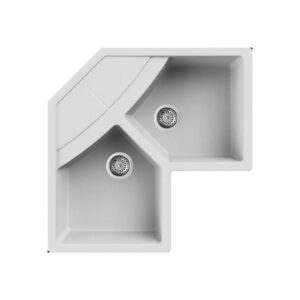 Lavaman Unico Corner White 68 Lavaman Unico Corner White 68