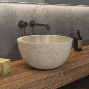 Lavaman Vetëqëndrues Leyla SBP Cream Ø400x200 mm