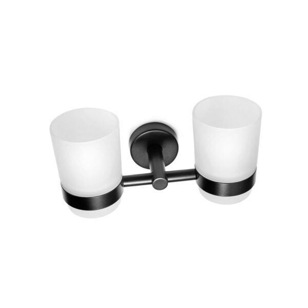 Mbajtëse Gote e Dyfishtë 185555 E Zezë Mat Uno