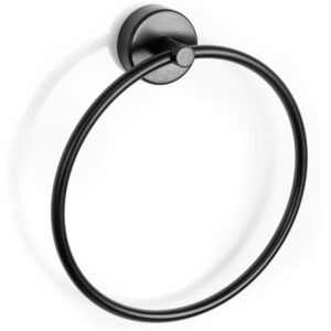 Mbajtëse Peshqirësh Unazë-Rrethore 222055 Nero Opaco Moderno