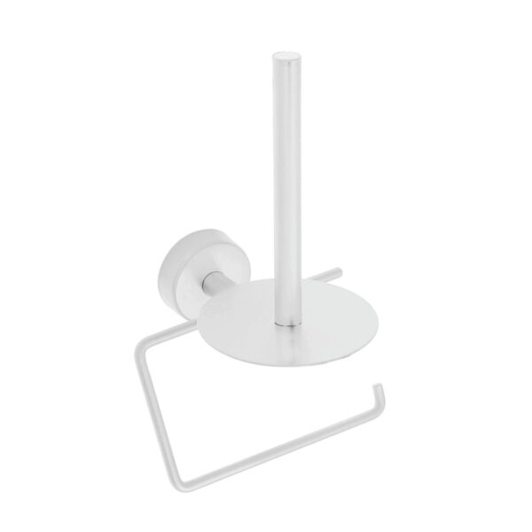 Mbajtëse Role Dopio 242866 Bianco Opaco Moderno Mbajtëse Role Dopio 242866 Bianco Opaco Moderno