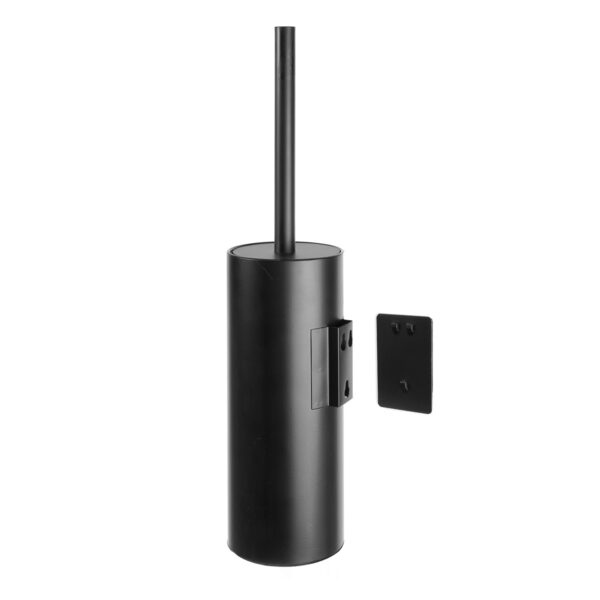 Mbajtëse furçash për varje në mur 177755 Nero Opaco