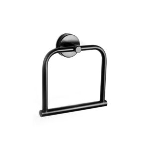 Mbajtëse peshqiri Unazë-Square. 122455 E zezë Mat Uno