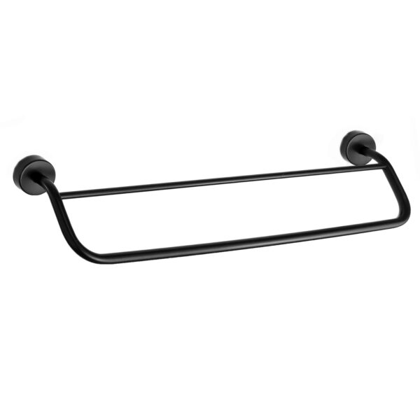 Mbajtëse peshqiri dopio 225255 Nero Opaco 50 CM Moderno