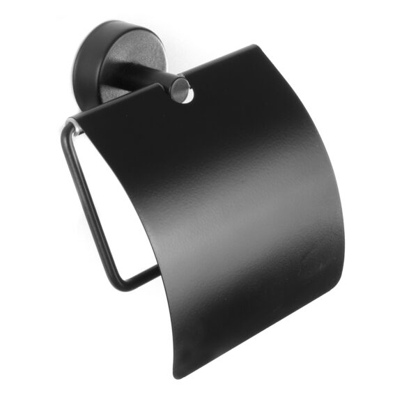 Mbajtëse rrotullash e mbuluar 240355 Nero Opaco Moderno