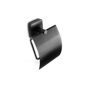 Mbajtëse rrotullash e mbuluar 440355 E zezë mat Quattro