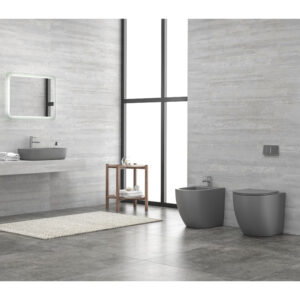 Mbulesë sediljeje LT 2141D-RMDG Gri Mat Milos (HY2049)