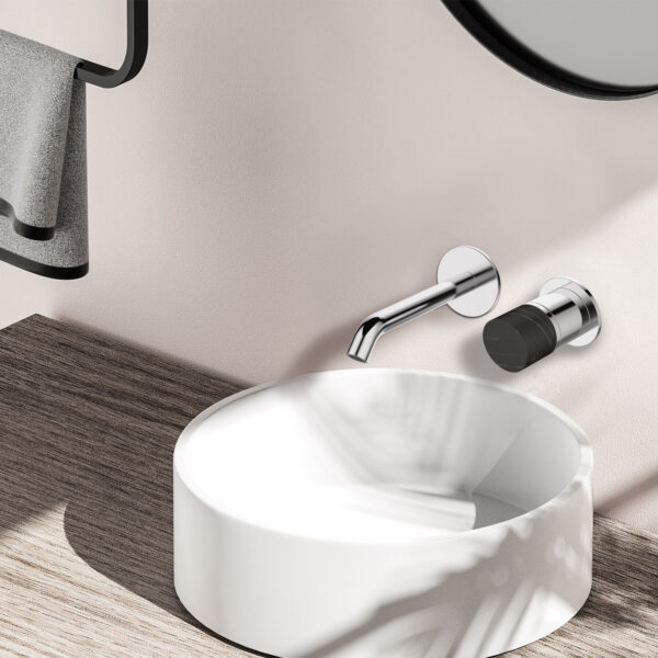 Mikser muri për lavaman 24686-425A-MN Marmo Nero Joan