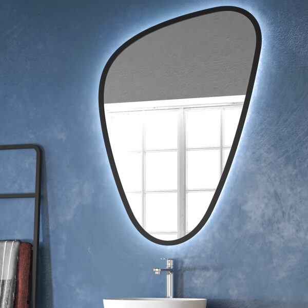 Pasqyrë LED 30574CI/1018 Elena E Zezë 68.3x95.6