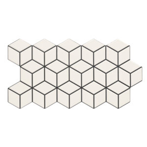 Pllakë Rhombus Snow 26.5x51