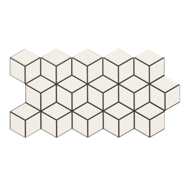 Pllakë Rhombus Snow 26.5x51 Pllakë Rhombus Snow 26.5x51