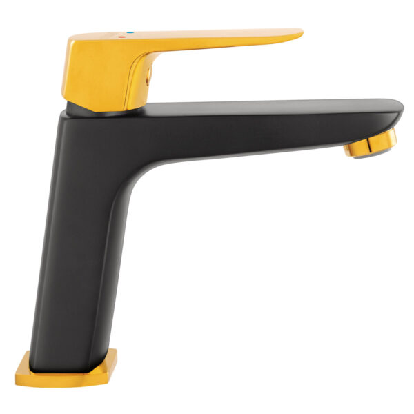 Rubinet Përzierës për Lavaman BVI2VLBLG Ngjyrë e Zezë-e Artë VITTO VERDELINE Rubinet Përzierës për Lavaman BVI2VLBLG Ngjyrë e Zezë-e Artë VITTO VERDELINE