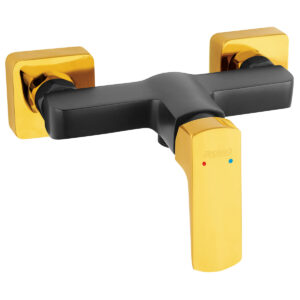 Rubinet Përzierës për Vaskë BVI7VLBLG E Zezë-Artë Vitto Verdeline