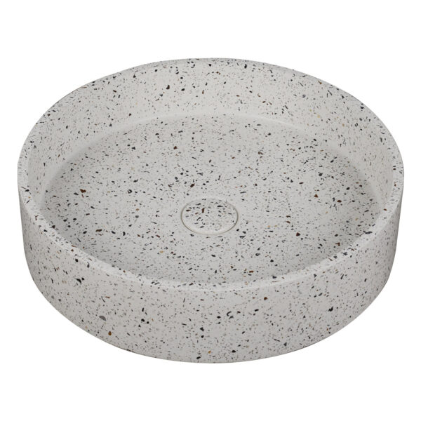 Set Lavamani Vetëqëndrues me Valvul (INS) CS-0003-E3 Stracciatella Elpis Ø425x100mm