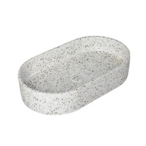 Set Lavamani Vetëqëndrues me Valvul (INS) CS-0010-E3 Stracciatella Linus 600x350x120mm