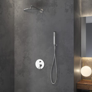 Set Rubineti për Mur So0510 Artemis i Kromuar