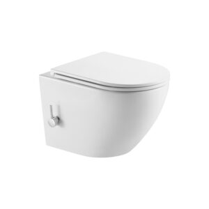 Set Tualeti i Varur në Mur me Mbulesë Dushi me Bide