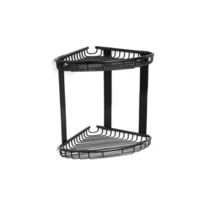 Shportë këndore e dyfishtë 96377755 E zezë mat Reti