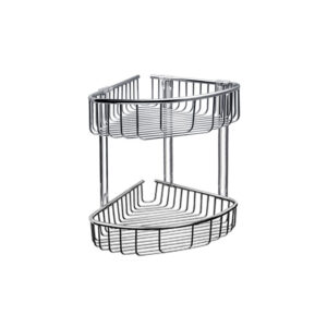 Shportë këndore e dyfishtë 963888 Chrome Reti