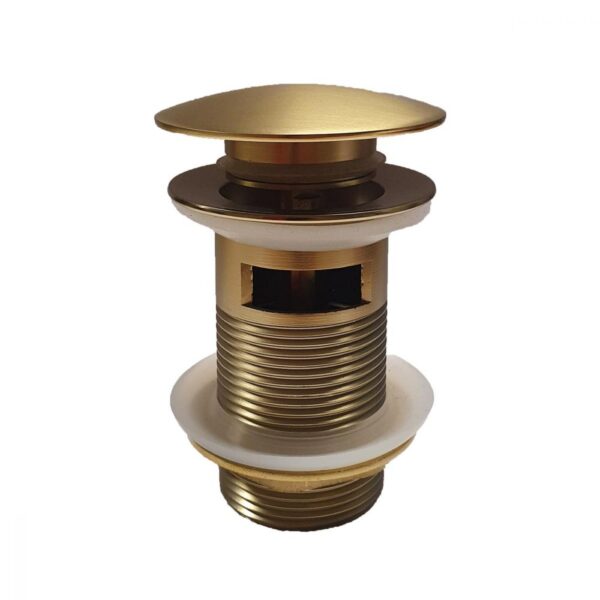 Valvul prej bronzi D101 PVD Mbushje prej ari Mbulesë prej bronzi Klikim Klak