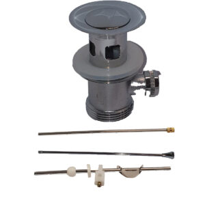 Valvul prej bronzi D144 Inox Saten me Tel dhe Mbulesë prej bronzi Mbushëse