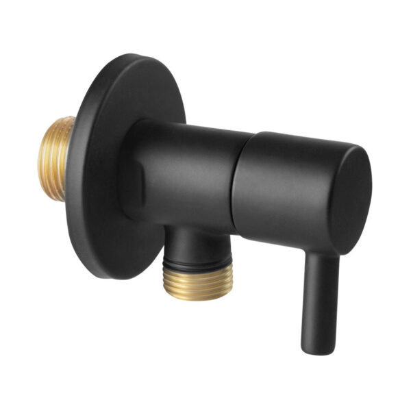 Valvula këndore Z296-BL E zezë 1/2X1/2 Rotondo Valvula këndore Z296-BL E zezë 1/2X1/2 Rotondo