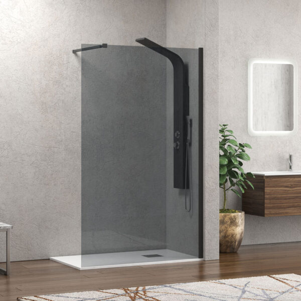 Walkin 1 90x200 Nero Fume Nano 8mm