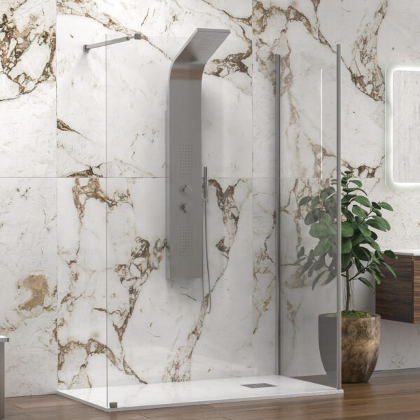 Walkin 4 140x90x200 Cromo Clear Nano 8mm