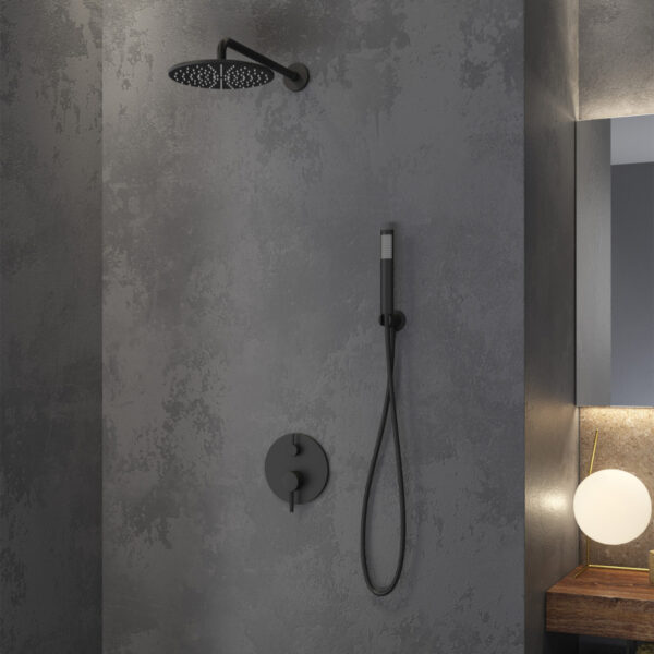 Set Rubineti për Mur So0510 Artemis i Zi Mat